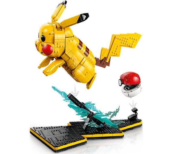 An image of LEGO Pokemon 72152 Pikachu & Poke Ball Set for Adults