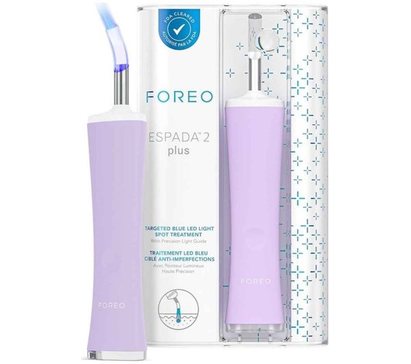 An image of FOREO Espada 2 Plus Advanced Blue LED Acne Treatment Device - Lavender
