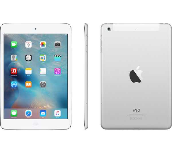 ME824B/A - APPLE iPad mini 2 Cellular - 32 GB, Silver - Currys 