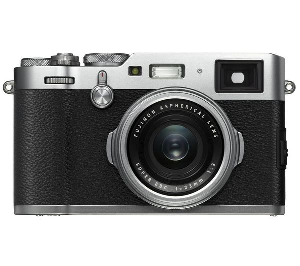 FUJIFILM X100F High Performance Compact Camera - Silver, Silver