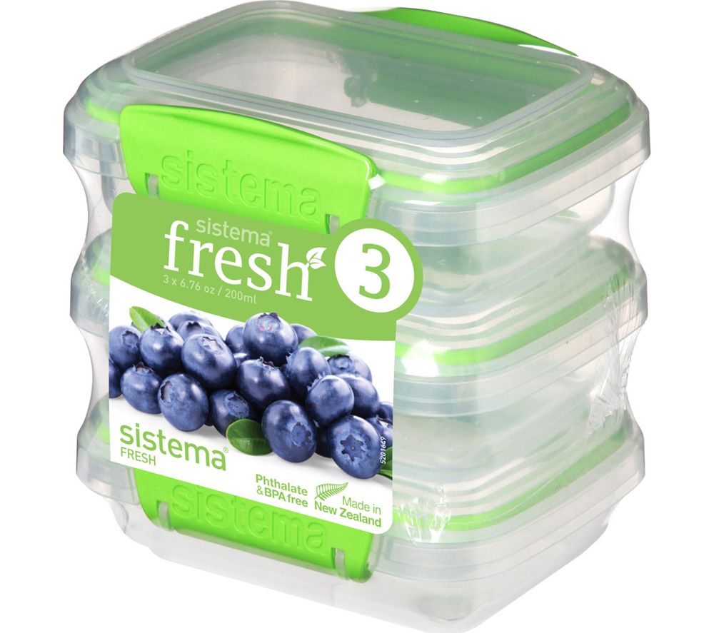 SISTEMA Fresh Rectangular 0.2 litre Containers review