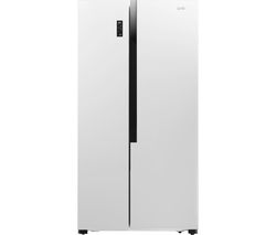 LOGIK LSBSW18 American-Style Fridge Freezer - White