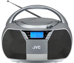 JVC RD-D228H FM Boombox - Grey