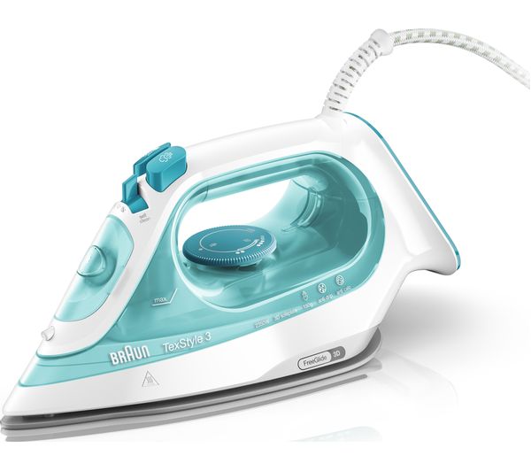 Image of BRAUN TexStyle 3 SI3041.GR Steam Iron - Green