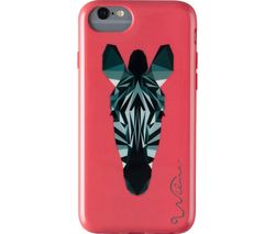 Electric Savanna Zebra iPhone X / XS Case - Red