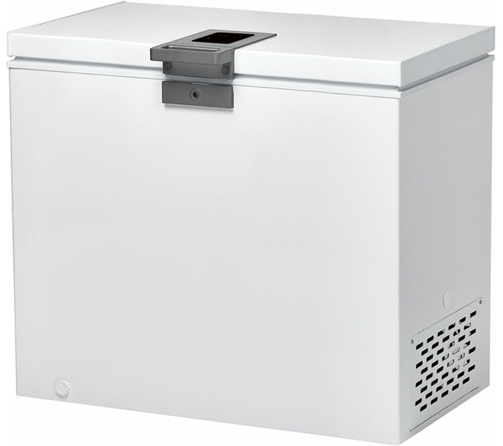 HOOVER HMCH 202 EL Chest Freezer - White, White