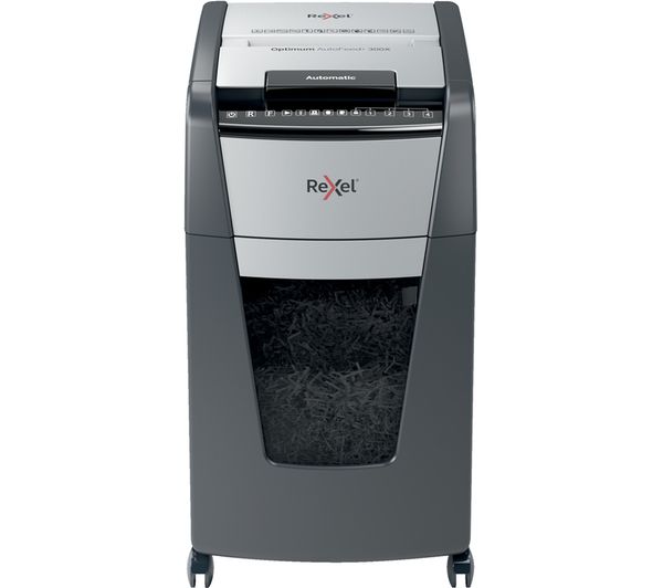 Rexel Optimum Autofeed 300x Cross Cut Paper Shredder