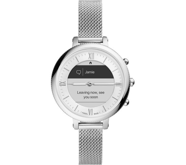 腕時計 MONROE HYBRID HR SMARTWATCH　値下げ Amazon.com: Fossil Women's 38mm Monroe Stainless Steel Mesh