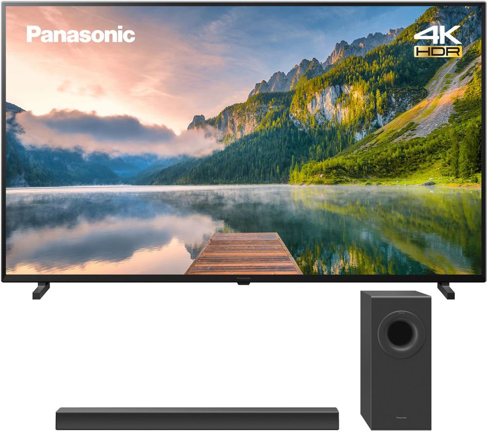 PANASONIC TX-58JX800B 58" Smart 4K Ultra HD HDR LED TV & 2.1 Wireless Soundbar Bundle