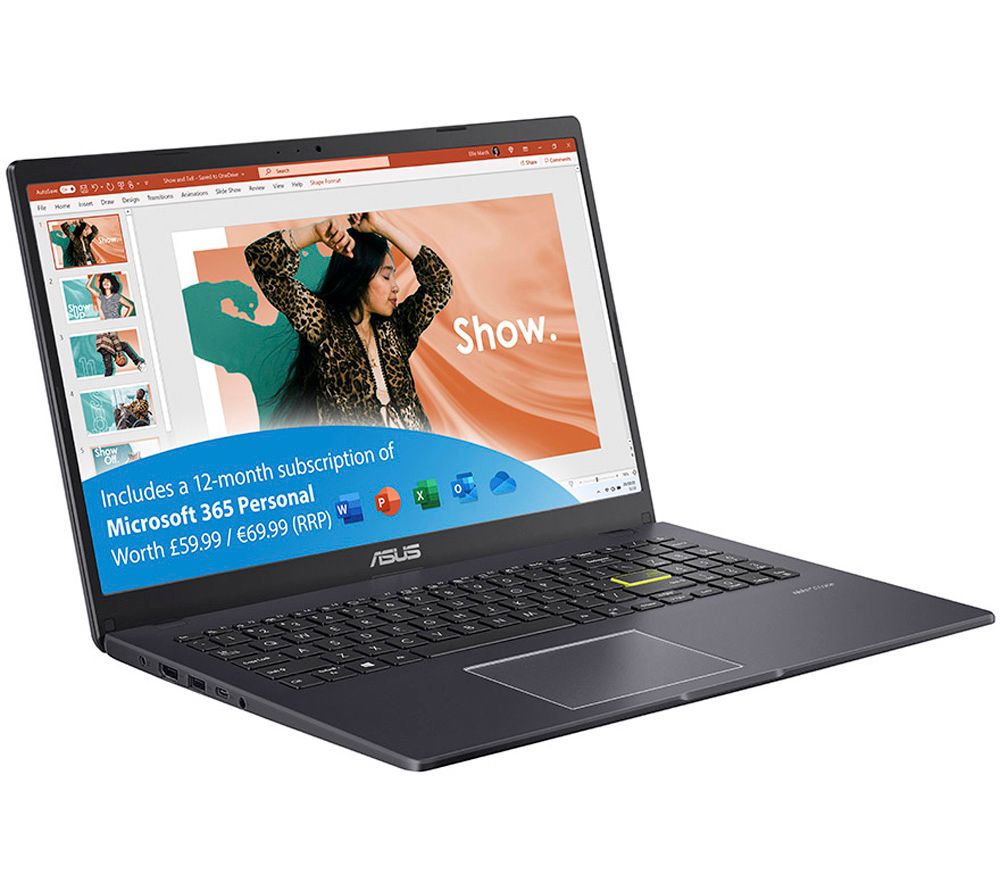 E510MA 15.6" Laptop - Intel® Celeron®, 64 GB eMMC, Black