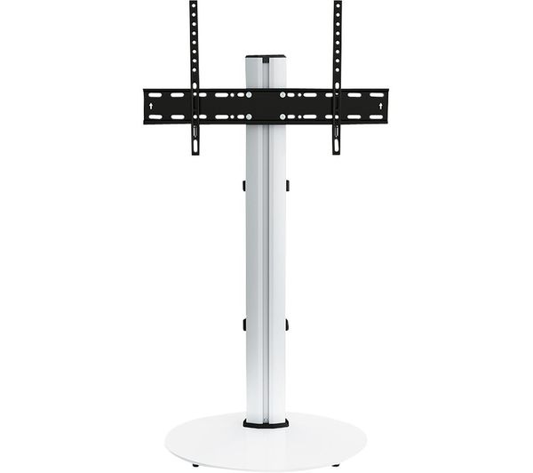 AVF Eno FSL590ENSW 600 mm TV Stand with Bracket - Silver & White