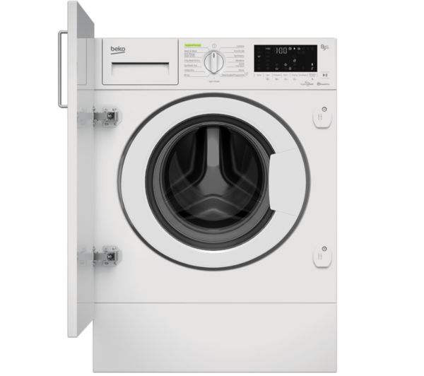 Image of BEKO Pro RecycledTub WDIK854451 Bluetooth Integrated 8 kg Washer Dryer