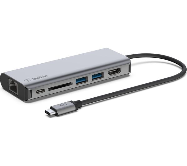Image of BELKIN AVC008btSGY 6-port USB Type-C Hub