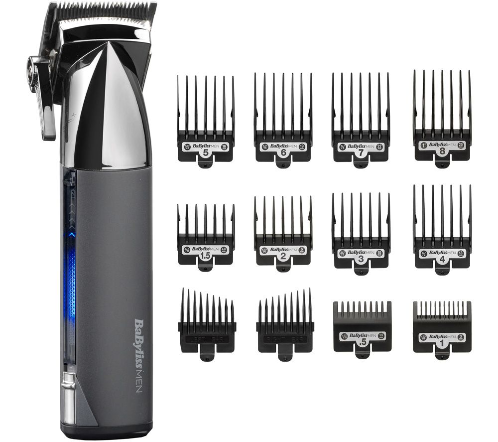 Super-X Metal Series Hair Clipper - Black & Silver