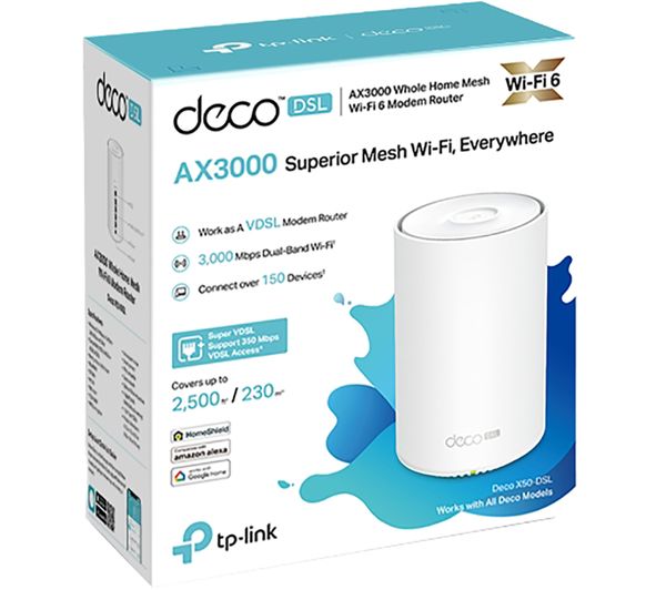 000000000010379851 - TP-LINK Deco X50-DSL WiFi Modem Router - AX 3000 ...