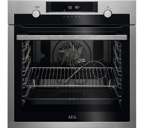 Aeg Steambake Bpe556060m Electric Pyrolytic Steam Oven Stainless Steel
