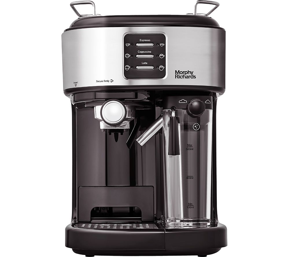 172023 Traditional Pump Espresso Coffee Machine - Black & Silver