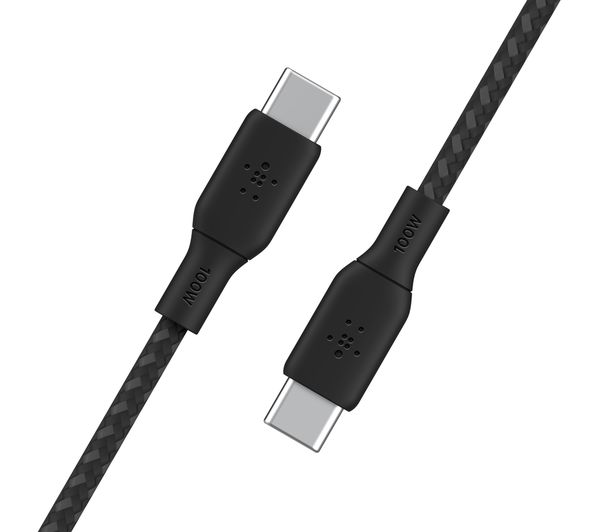 Image of BELKIN Braided USB Type-C Cable - 2 m, Black