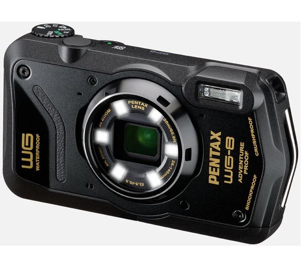 Pentax Wg 8 Tough Compact Camera Black