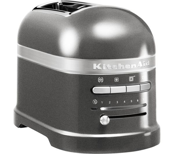 Kitchenaid Artisan 5kmt4205bms 4 Slice Toaster Medallion Silver