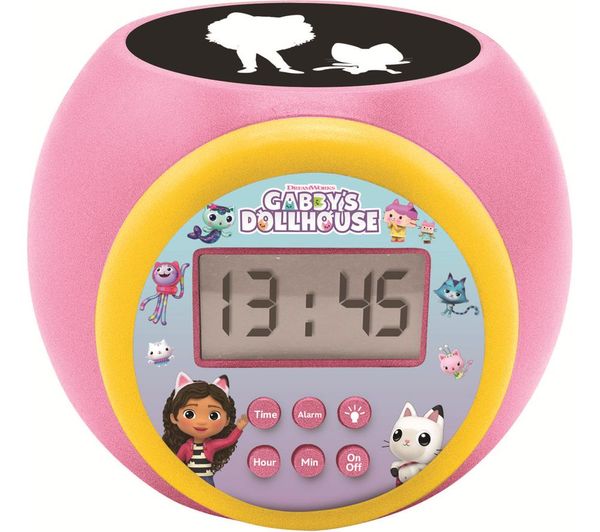 Lexibook Projector Alarm Clock Gabbys Dollhouse