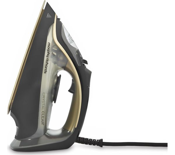 Morphy Richards Crystal Clear 300302 Steam Iron Black Gold