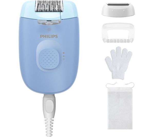Philips Series 4000 Bre247 00 Epilator Blue