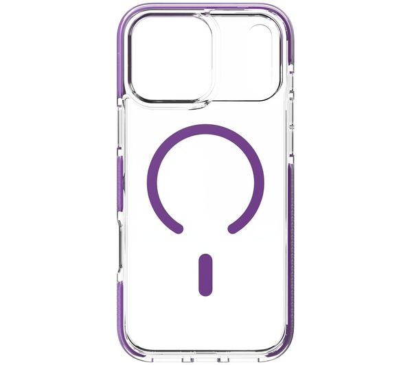 An image of ZAGG Santa Cruz Snap iPhone 18 Pro Max Case - Clear & Purple