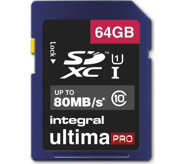 INTEGRAL UltimaPro Class 10 SDHC Memory Card - 64 GB