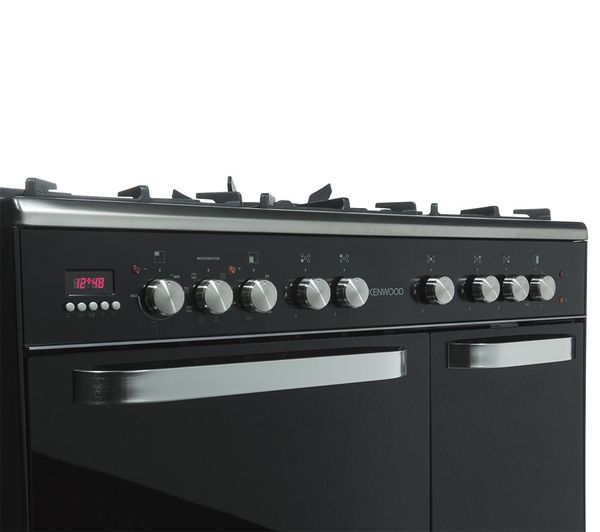 C93DKW001H KENWOOD CK503 Dual Fuel Range Cooker Black Currys Business
