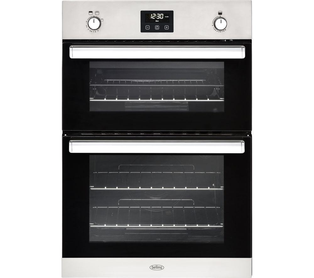 BELLING BI902G Gas Double Oven - Stainless Steel, Stainless Steel