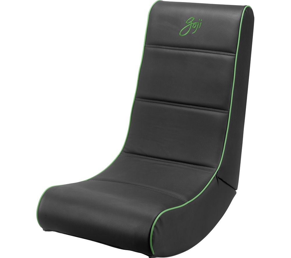 GOJI GROCKGR19 Gaming Chair - Black & Green, Black
