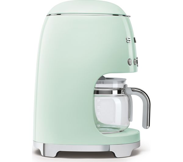 DCF02PGUK SMEG 50's Retro DCF02PGUK Filter Coffee Machine Pastel