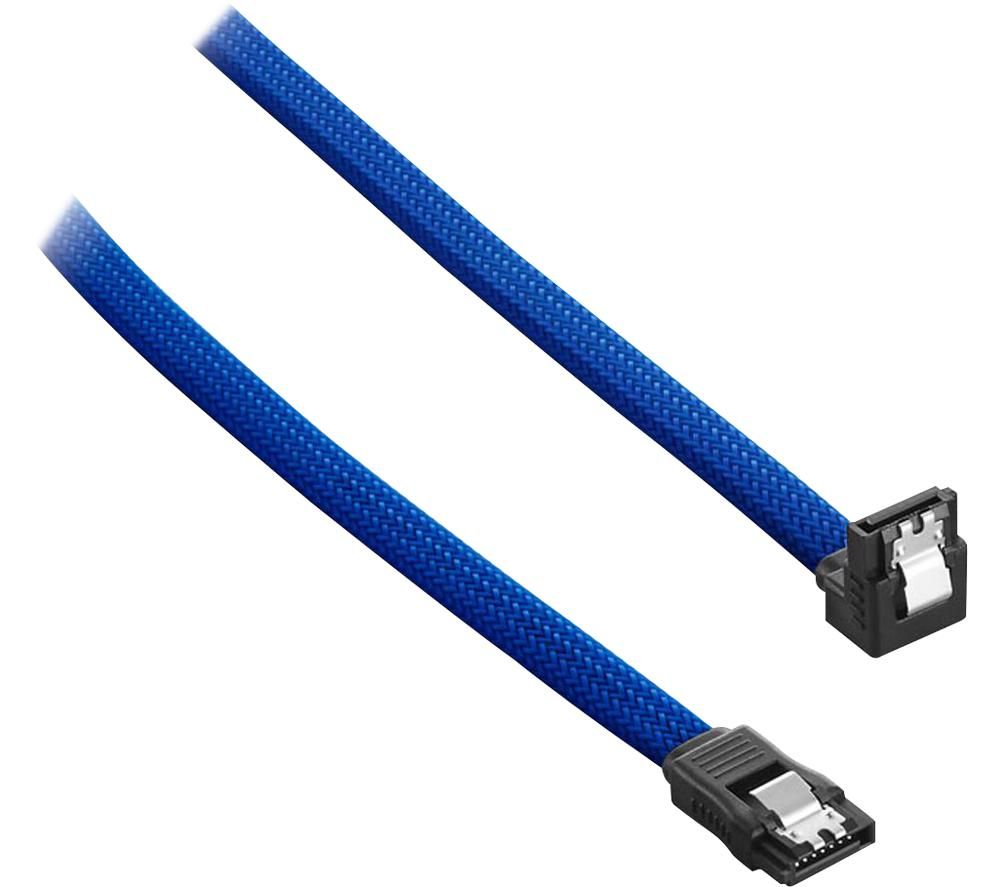 ModMesh 30 cm Right Angle SATA 3 Cable - Blue