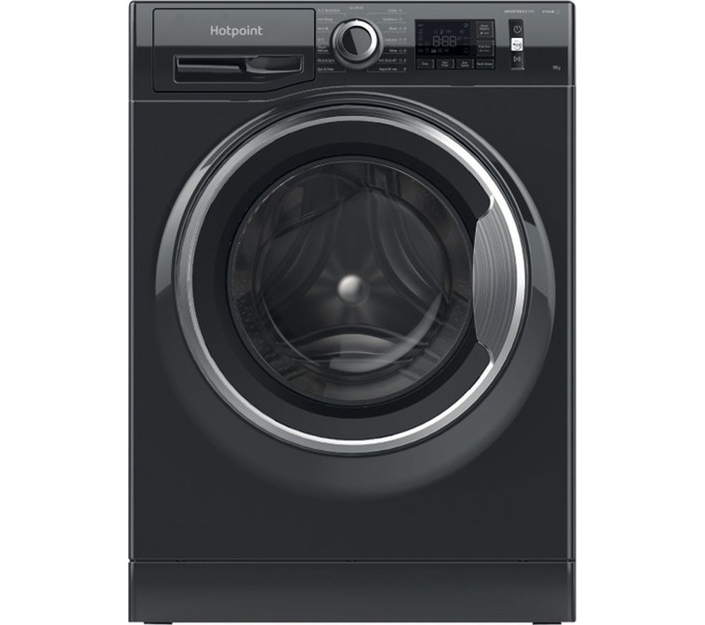 HOTPOINT Activecare NM11 964 BC A UK N 9 kg 1600 Spin Washing Machine - Black, Black