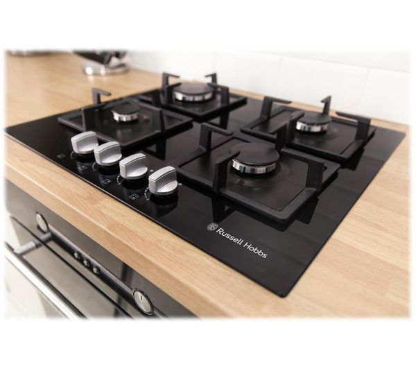Buy RUSSELL HOBBS RH60GH402B Gas Hob Black Free Delivery Currys