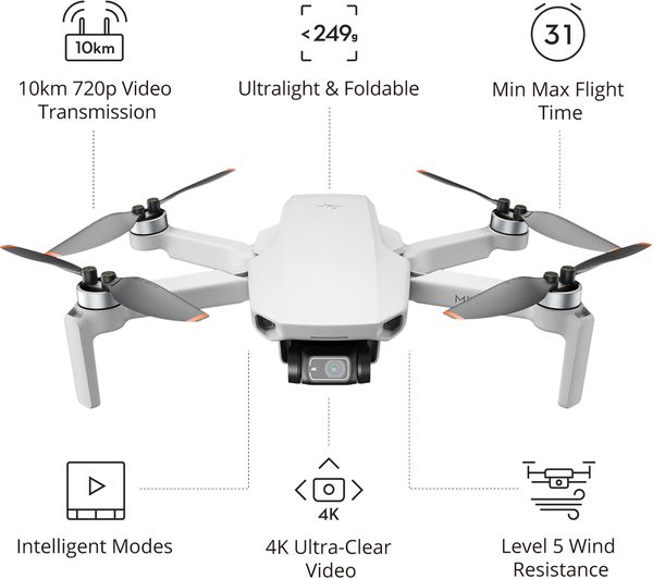 DJI Mini 2 Drone Fly More Combo Space Grey 259940 Currys Business