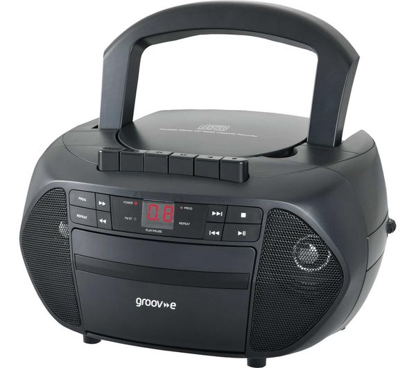 Groov E Traditional Gv Ps833 Portable Fm Boombox Black