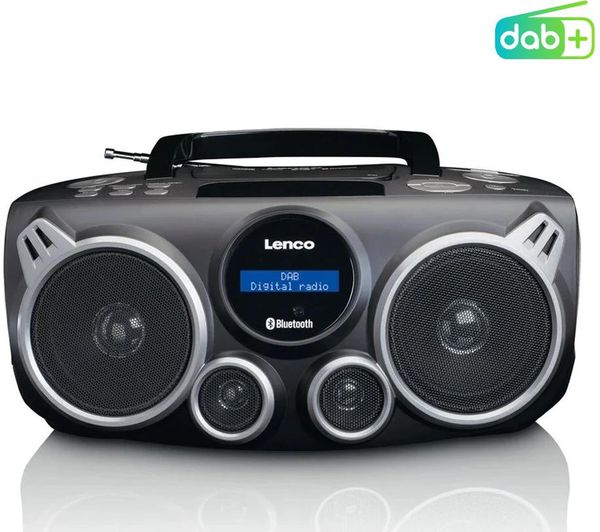 Buy LENCO SCD-685 DAB+/FM Bluetooth Boombox - Black | Delivery | Currys