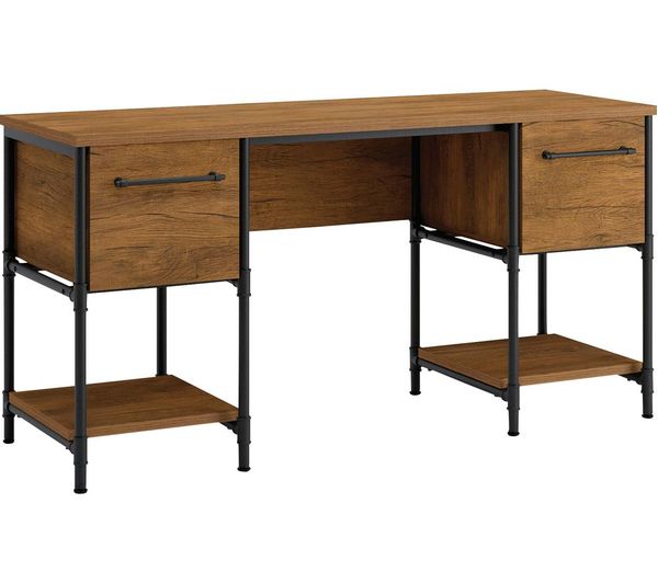 TEKNIK Iron Foundry 5427134 Desk - Checked Oak