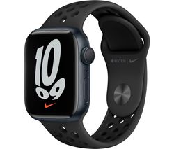Watch Series 7 - Midnight Aluminium with Anthracite & Black Nike Sport Band, 41 mm