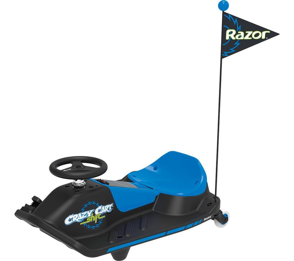 Crazy Cart Shift Kids' Electric Ride-On Vehicle - Blue