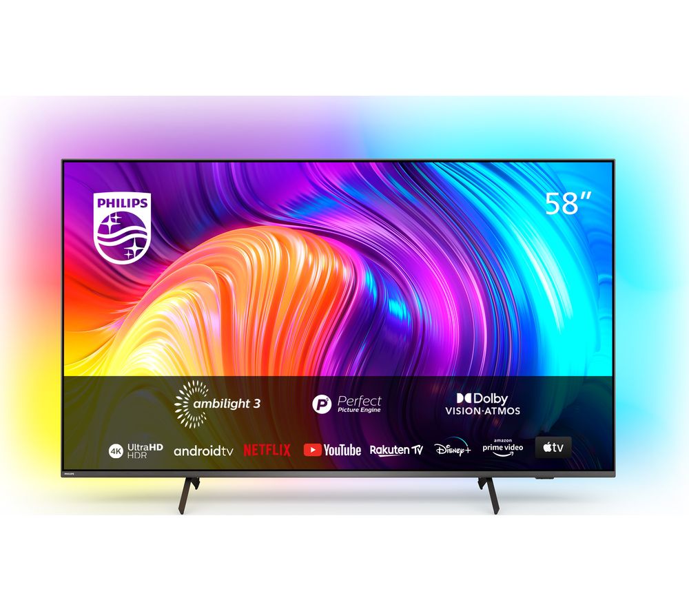 58PUS8517/12 58" Smart 4K Ultra HD HDR LED TV with Google Assistant