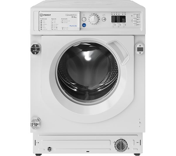 Indesit Bi Wdil 861485 Uk Integrated 8 Kg Washer Dryer