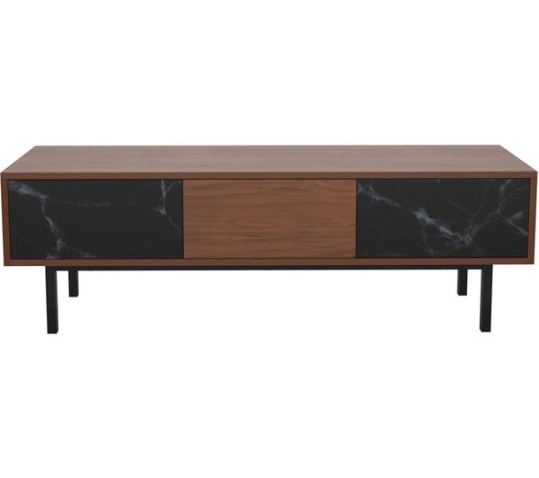 Avf Skyline Fs1400skyw 1400 Mm Tv Stand Walnut Black Marble