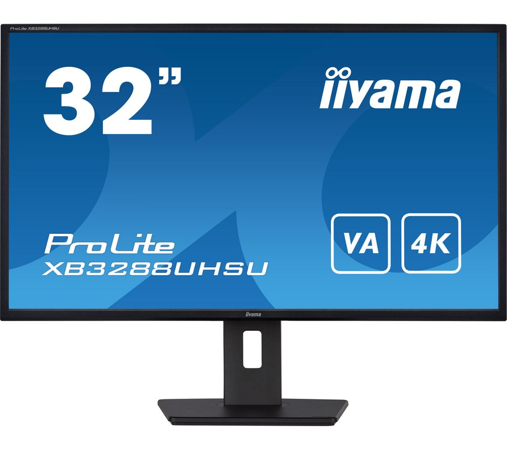 ProLite XB3288UHSU-B5 4K Ultra HD 32" VA LCD Monitor - Black