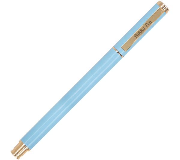 An image of PUKKA Metal Gel Pen - Sky Blue