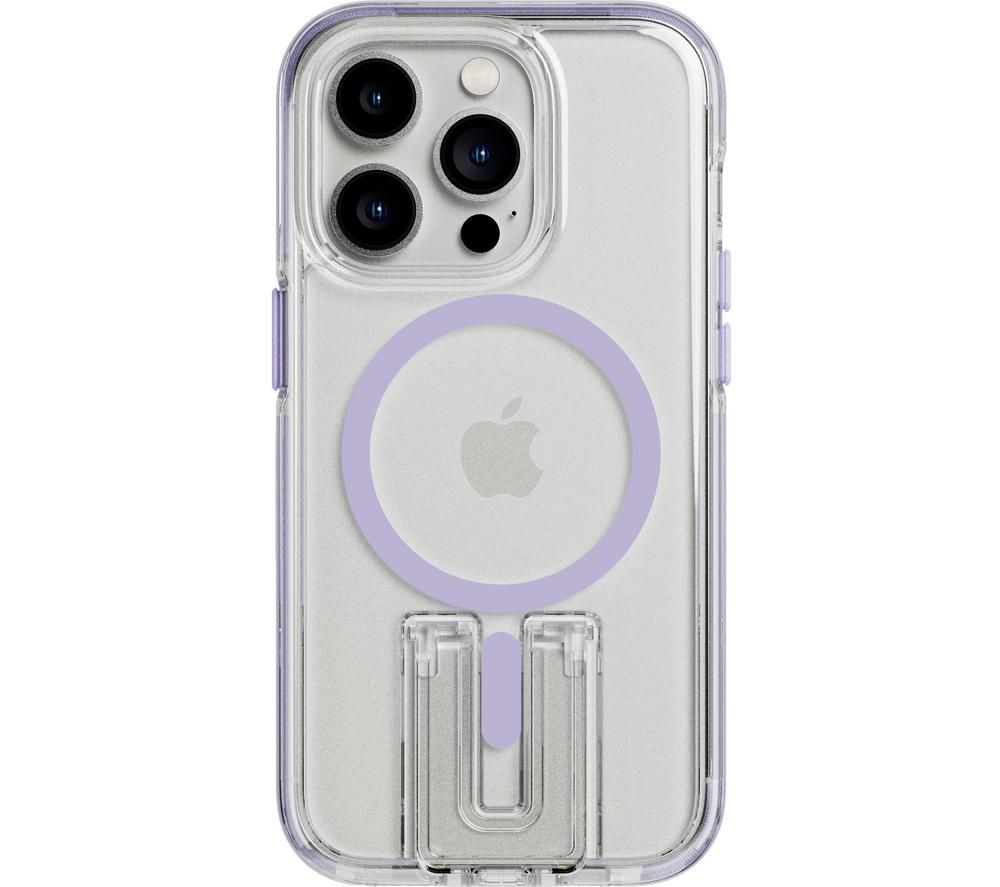 Evo Crystal Kick iPhone 14 Pro Case with MagSafe - Clear & Lilac