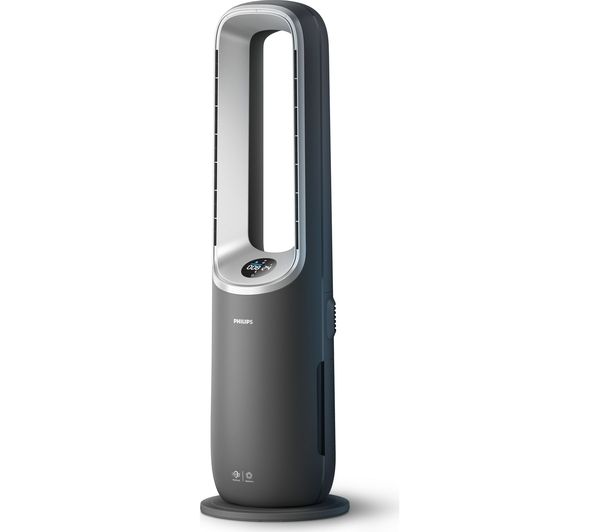 Image of PHILIPS 8000 Series AMF870/35 3-in-1 Air Purifier, Fan & Heater - Black