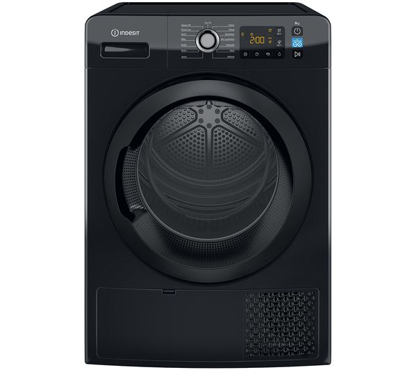 Indesit Pushgo Yt M11 92b X Uk 9 Kg Heat Pump Tumble Dryer Black